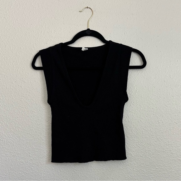 Free people black tank top - Picture 1 of 3